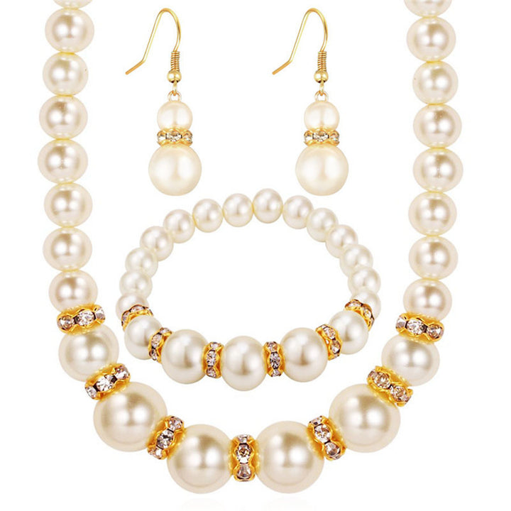 Pearl Set, Necklace, Earrings And Bracelet – Jewelry Gift Ideas — 1