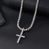 Versatile And High-end Zirconia Cross Necklace – Jewelry Gift Ideas — 4