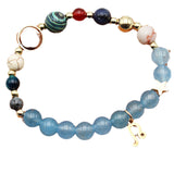 Twelve Constellations Bracelets Natural Stone Beaded – Practical Gifts — 12