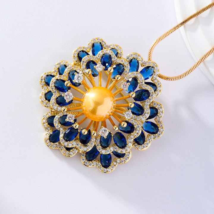 Heavy Industry Begonia Brooch Luxury Female Pin – Jewelry Gift Ideas — 1