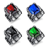 Titanium steel men's zircon ring – Gifts for Him — 1
