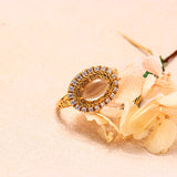 Jewelry Silver Plated Natural Citrine Ring – Jewelry Gift Ideas — 4