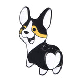 Shiba Inu Alice Love Heart Drop Brooch Alloy – Jewelry Gift Ideas — 6