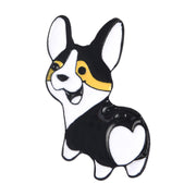 Shiba Inu Alice Love Heart Drop Brooch Alloy – Jewelry Gift Ideas — 6