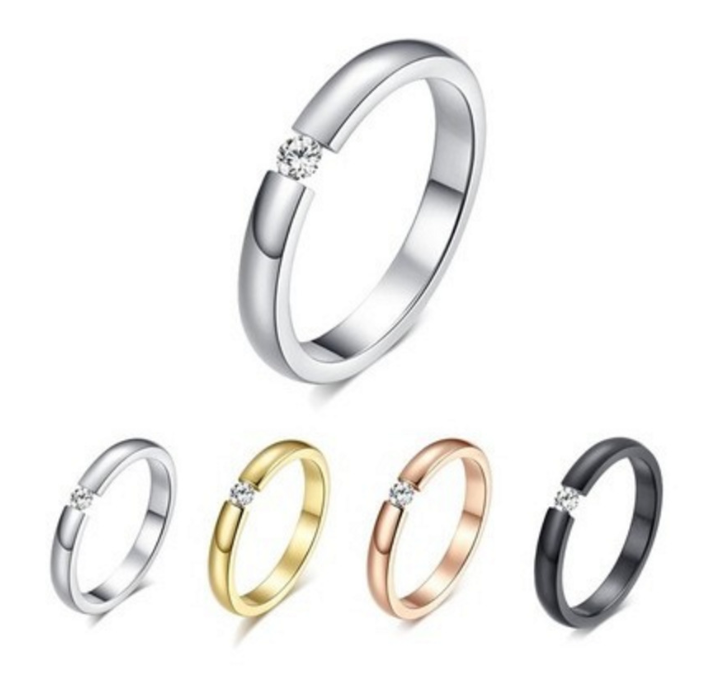Single diamond ring – Birthday Gifts — 1