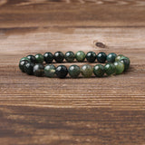 Natural water grass agate bracelet – Jewelry Gift Ideas — 4