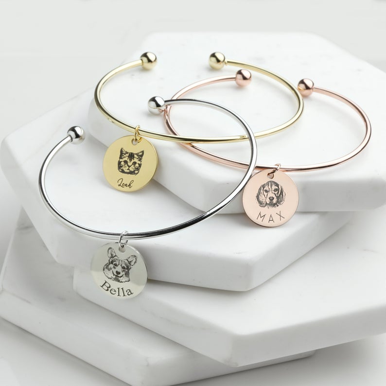 Titanium Steel Bracelet Pet Cat And Dog Photo – Jewelry Gift Ideas — 1
