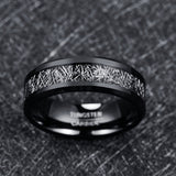 Tungsten Steel Ring Shining Colored Paper Men's Ring – Gifts for Him — 3
