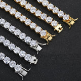 Tennis Necklace 8mm Copper Microinset Zircon – Jewelry Gift Ideas — 6