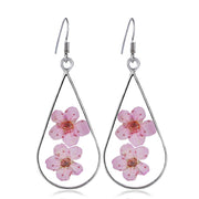 Transparent Natural Dried Flower Earrings – Everyday Gifts — 5