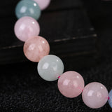 Candy-colored natural Morgan stone bracelet – Jewelry Gift Ideas — 3