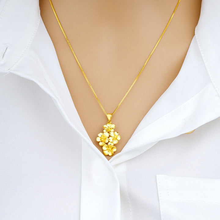 Vietnam Placer Gold Lady's Flower Accessories – Jewelry Gift Ideas — 1