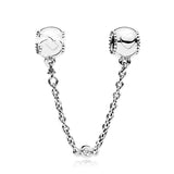 Logo Love Pentagram Bow Safety Chain Bracelet – Jewelry Gift Ideas — 10