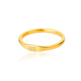 Simple Figure Men's And Women's Stainless Steel Rings – Gifts for Her — 9