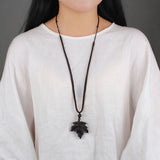 Ethnic Ebony Exaggerated Fashion Long Necklace – Jewelry Gift Ideas — 7