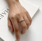 Simple Color Matching Copper Ring Fashion Cross Evil – Stylish Gifts — 2