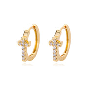 Aesthetic Stainless Steel Hoop Earrings For Women Gold – Gifts for Her — 5