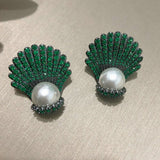 Women's New Style Shell Earrings Pearl Temperament – Stylish Gifts — 2