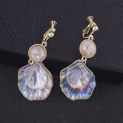 Mosquito Coil Colorful Acrylic Shell Petal Earrings – Surprise Gifts — 2