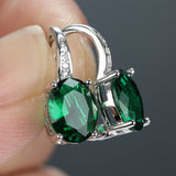Oval Goose Egg Zircon Women's Ear Clip – Gifts for Her — 17