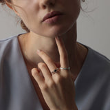 925 Silver Gilded Three Piece Vintage Women's Ring – Gifts for Her — 6