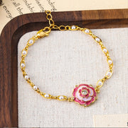 Simple Temperament Oil-spot Glaze Flowers – Jewelry Gift Ideas — 5