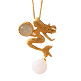 Sterling Silver Hetian Jade Vintage Court Mermaid – Jewelry Gift Ideas — 2
