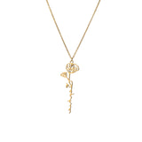 Birthday Flower Necklace Custom Chinese – Jewelry Gift Ideas — 4