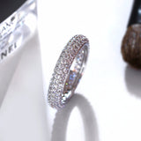 Women's Micro-inlaid Full Rhinestone Zircon Circle – Gifts for Her — 1