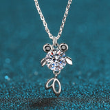 Sterling Silver Mosang Diamond Fish Necklace – Jewelry Gift Ideas — 2