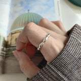 Sterling Silver Olive Ring Band – Practical Gifts — 4