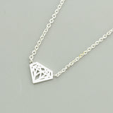 Metal Diamond Ring Pendant Necklace – Jewelry Gift Ideas — 6