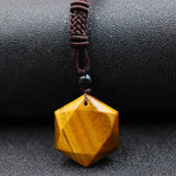 Natural Obsidian Hexawn Star Necklace Pendant – Jewelry Gift Ideas — 12