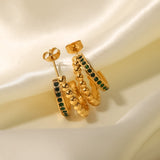 Versatile C- Shaped Double-layer Golden Balls Inlaid – Practical Gifts — 8