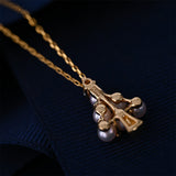 Sea Pearl Necklace Inlaid With Diamonds – Jewelry Gift Ideas — 4