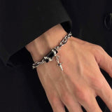 Black Onyx Eight-pointed Stars Bracelet Men's – Jewelry Gift Ideas — 2
