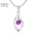 Zircon Twist Fashion Necklace Pendant – Jewelry Gift Ideas — 3