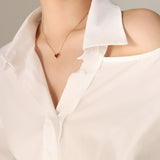 French Ins Affordable Luxury Style Heart Clavicle – Stylish Gifts — 5