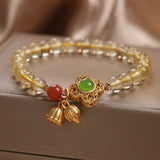 Ethnic Style Two-piece Flower Pendant Natural – Jewelry Gift Ideas — 5
