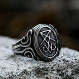 Retro Old Titanium Steel Ring In Europe And America – Stylish Gifts — 5