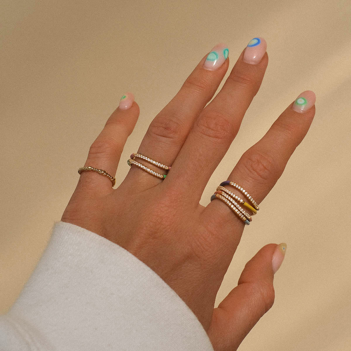 Design Fashion Women's Finger Jewelry Ultrathin Wave – Stylish Gifts — 1