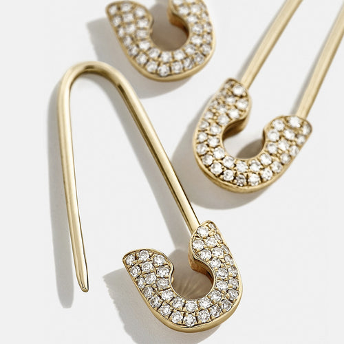 Alloy pin rhinestone stud earrings – Gift Ideas — 1