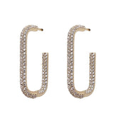All-Match Oval Small Hoop Earrings Net Red Earrings – Gift Ideas — 1