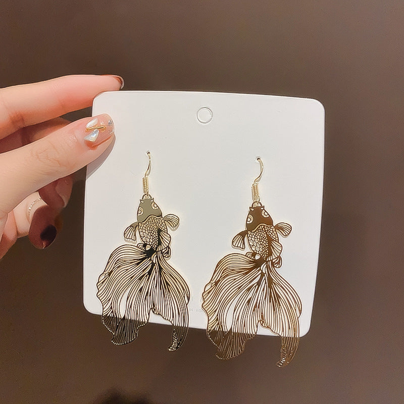Lucky Koi Earrings with Exaggerated Temperament – Gift Ideas — 1