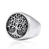 Titanium Steel Tree Of Life Ring Retro Fashion Man – Stylish Gifts — 4