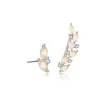 Sterling Silver Stud Diamond Branches Zircon Asymmetric – Gift Ideas — 7