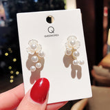 925 Silver Needle Pearl Earrings European – Thoughtful Gifts — 15