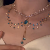 Copper Alloy Crystal Mermaid Princess Necklace – Jewelry Gift Ideas — 10
