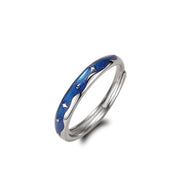 Starry Love Sterling Silver 925 Couple Ring – Gifts for Couples — 5