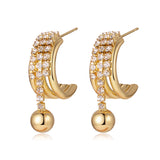 Earrings Frosted Shell Beads Solid Color – Gift Ideas — 1